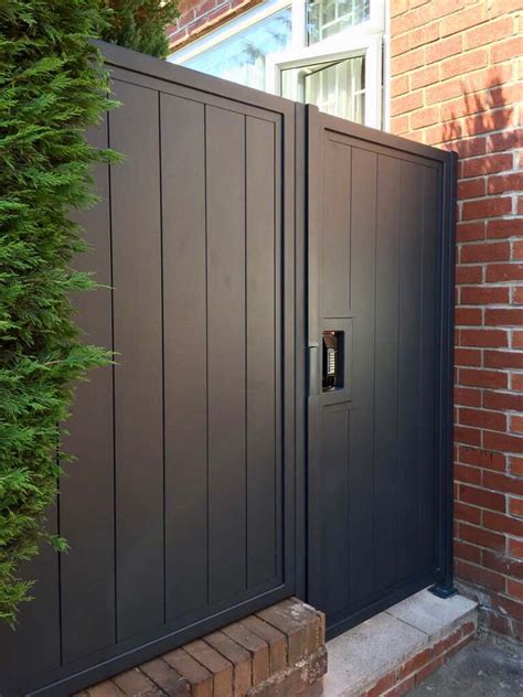 metal gate side of house|contemporary metal side gates uk.